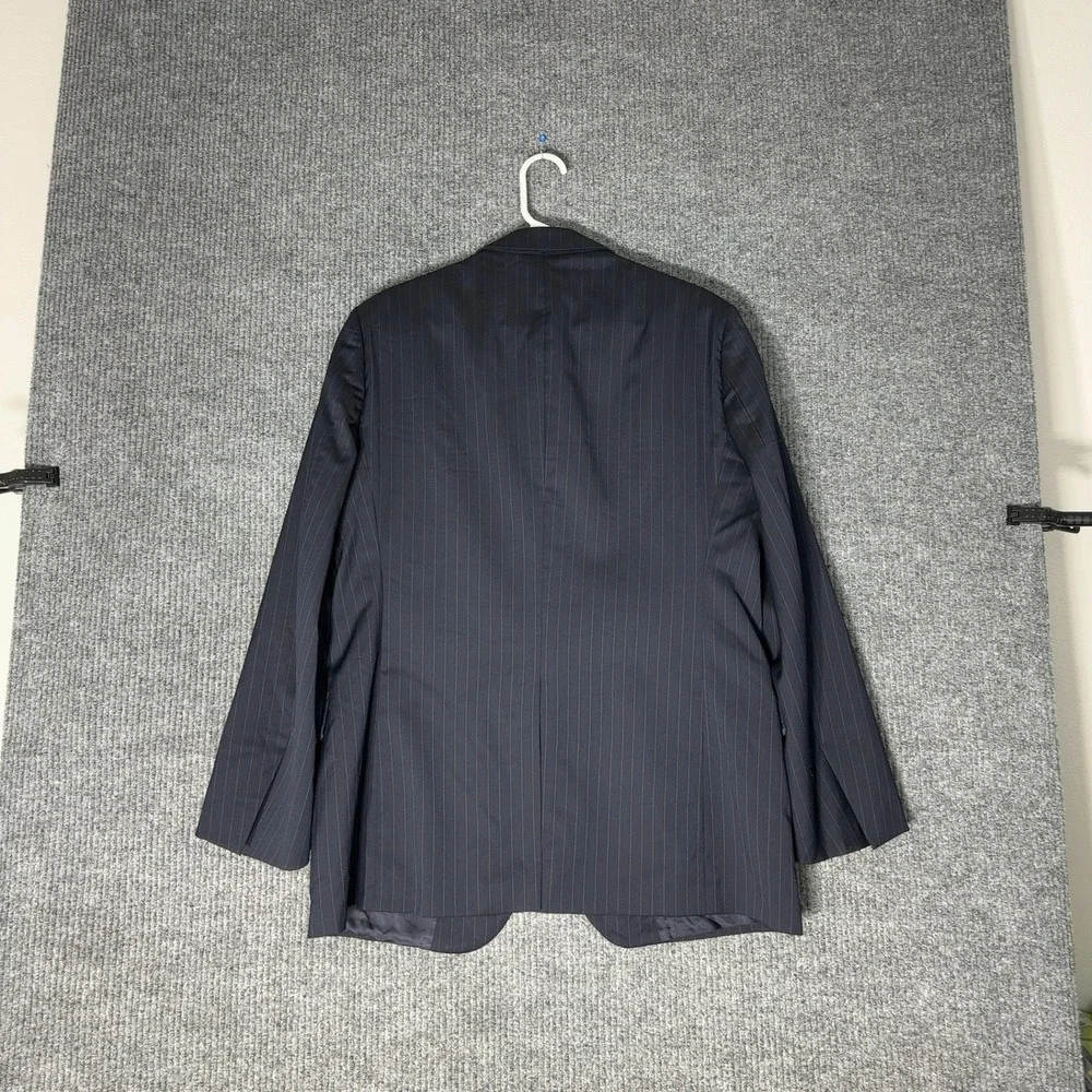 Brooks Brothers 1818 Fitzgerald Blazer Mens 42R Navy Pinstripe‎ Wool Suit Jacket